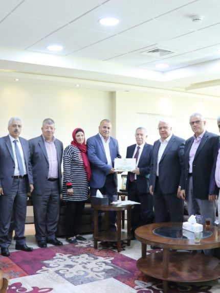 Palestine Polytechnic University (PPU) - جامعة بوليتكنك فلسطين تستقبل مستشار رئيس الوزراء لشؤون الصناديق العربية والإسلامية