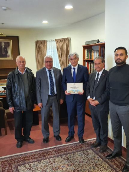 Palestine Polytechnic University (PPU) - رئيس جامعة بوليتكنك فلسطين يزور السفير التركي في القدس