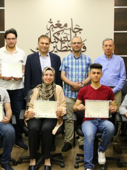 Palestine Polytechnic University (PPU) - جامعة بوليتكنك فلسطين تكرّم الطلبة المُشاركين في مشروع التبادل الإفتراضي