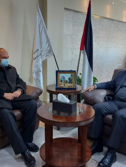Palestine Polytechnic University (PPU) - جامعة بوليتكنك فلسطين تستقبل وفداً من لجنة اعمار الخليل