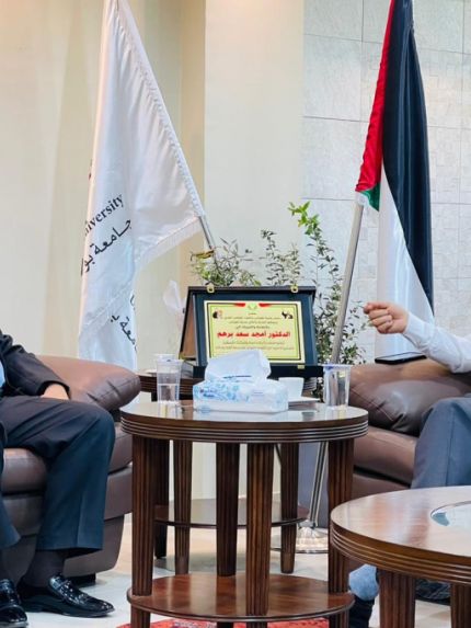 Palestine Polytechnic University (PPU) - جامعة بوليتكنك فلسطين ولجنة إعمار الخليل يبحثان آفاق التعاون المُشترك