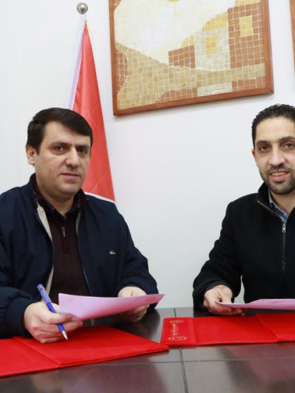 Palestine Polytechnic University (PPU) - جامعة بوليتكنك فلسطين توقع اتفاقية تعاون مع شركة المهندس للالكترونيات