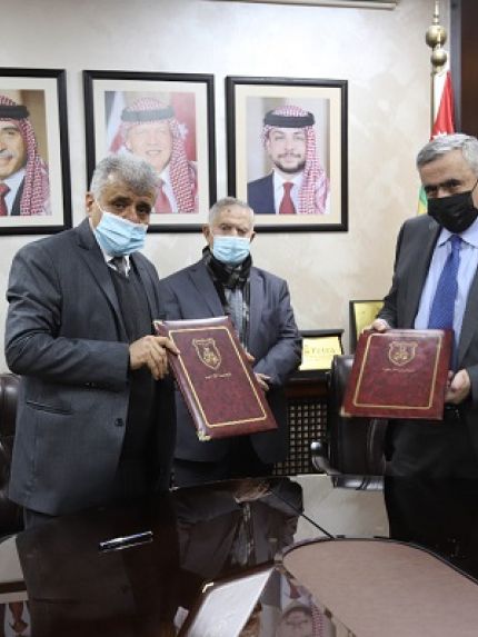 Palestine Polytechnic University (PPU) - جامعة بوليتكنك فلسطين والجامعة الأردنية توقعان اتفاقية تفاهم 