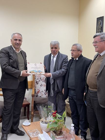 Palestine Polytechnic University (PPU) - وفد من جامعة بوليتكنك فلسطين يزور وزارة التعليم العالي والبحث العلمي 