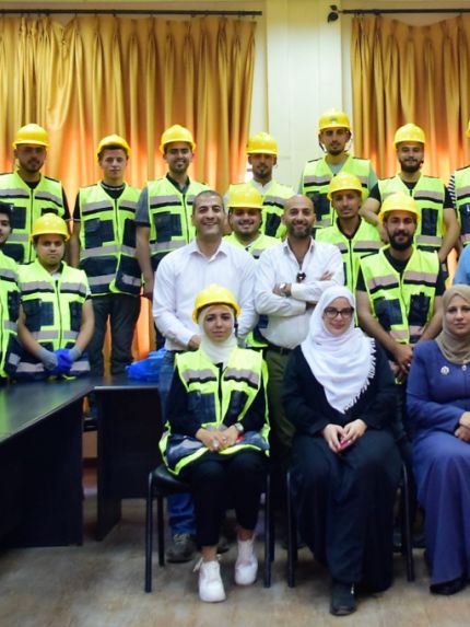 Palestine Polytechnic University (PPU) - عقد إمتحان إعتماد مشرفي سلامة وصحة مهنية بجامعة بوليتكنك فلسطين