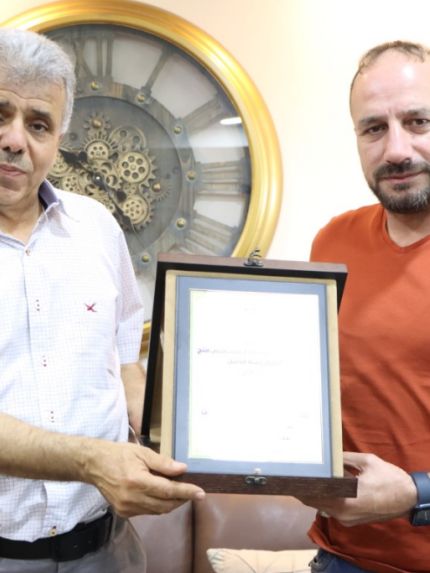 Palestine Polytechnic University (PPU) - جامعة بوليتكنك فلسطين تستقبل أمين سر حركة فتح اقليم وسط الخليل