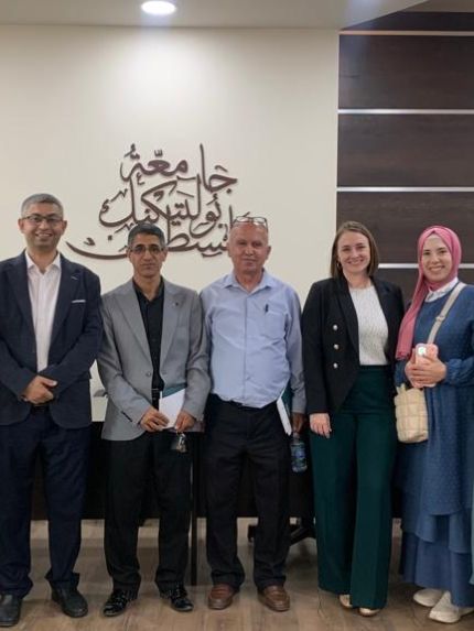 Palestine Polytechnic University (PPU) - جامعة بوليتكنك فلسطين تستقبل وفدا من مبادرة الشرق الأوسط للتعليم MEPLI