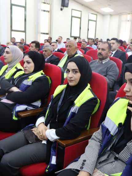 Palestine Polytechnic University (PPU) - جامعة بوليتكنك فلسطين تشارك في احتفالية يوم العمال ويوم السلامة والصحة المهنية العالمي 