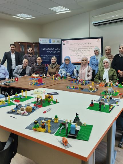 Palestine Polytechnic University (PPU) - جامعة بوليتكنك فلسطين ومؤسسة أصيل ينظمان تدريباً بعنوان التفكير التصميمي باستخدام الليجو
