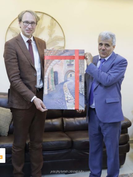 Palestine Polytechnic University (PPU) - جامعة بوليتكنك فلسطين تكرم الخبير الدكتور شتيفان انتمان