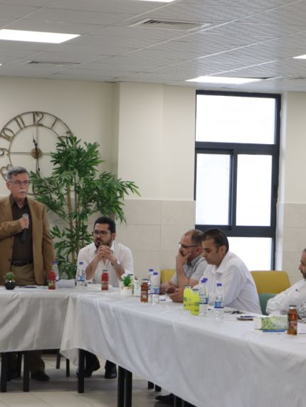 Palestine Polytechnic University (PPU) - جامعة بوليتكنك فلسطين تعقد طاولة مستديرة مع أطباء المرحلة السريرية