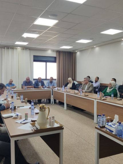 Palestine Polytechnic University (PPU) - وفد طبي رفيع المستوى من الجامعة الأردنية يزور جامعة بوليتكنيك فلسطين