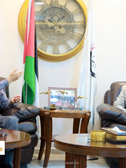Palestine Polytechnic University (PPU) - وفد من اتحاد الصناعات المعدنية الفلسطيني يزور جامعة بوليتكنك فلسطين