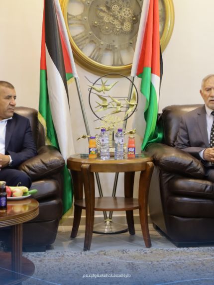 Palestine Polytechnic University (PPU) - محافظ محافظة الخليل ومدير شرطة الخليل في زيارة خاصة لجامعة بوليتكنك فلسطين 