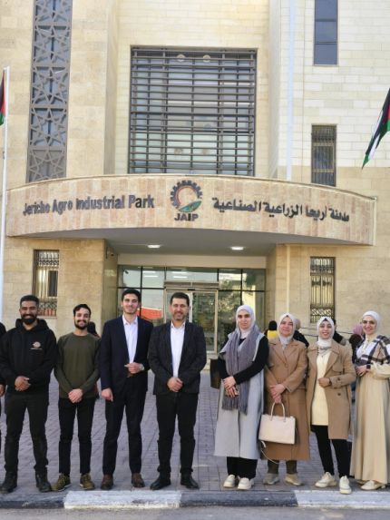 Palestine Polytechnic University (PPU) - رياديو حاضنة أعمال جامعة بوليتكنك فلسطين يلتقون وكيل الأمين العام للأمم المتحدة UNDP