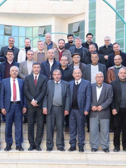 Palestine Polytechnic University (PPU) - جامعة بوليتكنك فلسطين تستقبل مجلس أولياء أمور مدرسة الحسين بن علي الثانوية