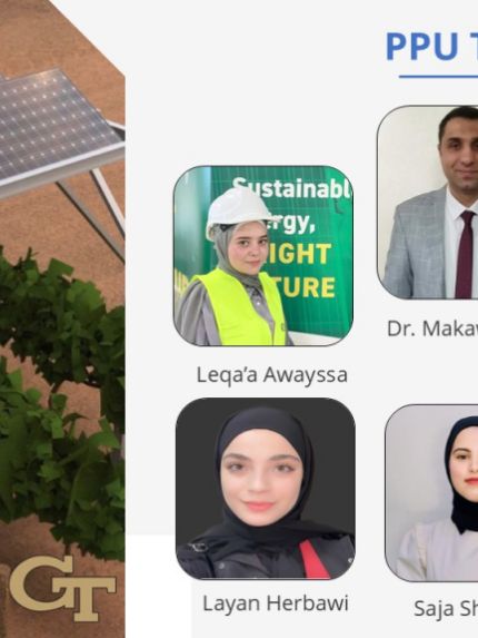 Palestine Polytechnic University (PPU) - المشاركة في مشروع بحثي بين جامعة بوليتكنك فلسطين وجامعة جورجيا التقنية ضمن مشروع Agrivoltaic Vineyards.
