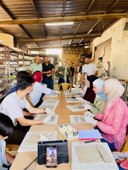 Palestine Polytechnic University (PPU) - كلية الهندسة والتكنولوجيا تعقد ورشة عمل بالشراكة مع مؤسسة الجبل الفيروزي لدعم الحرف التقليدية
