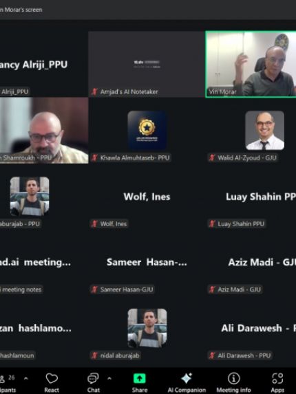 Palestine Polytechnic University (PPU) - جامعة بوليتكنك فلسطين و جامعة برلين التقنية تطلقان دورة طرق التعليم الريادي ضمن مشروع تطوير التعليم الريادي المستدام (SEED)