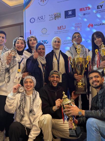 Palestine Polytechnic University (PPU) - للعام الثاني على التوالي جامعة بوليتكنك فلسطين تحقق إنجازاً عالمياً في أولمبياد اللغة الإنجليزية للجامعات 