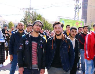 الحفل الختامي لفريق أنا جوال بجامعة بوليتكنك فلسطين