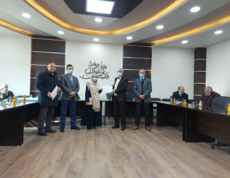  تكرّيم الطلبة المُشاركين في مشروع التبادل الإفتراضي